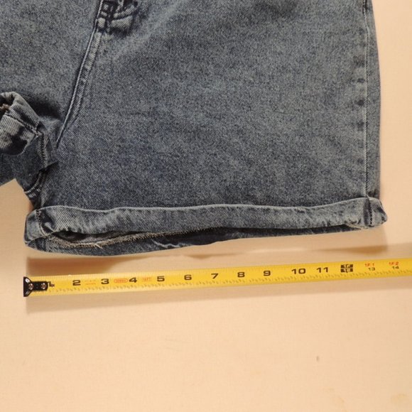 Boohoo Women's Blue Jean Shorts High Rise Size 12 - Picture 10 of 10